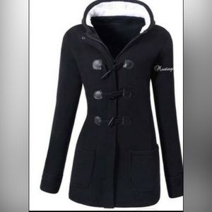 Ladies brand new pea coat look sweater